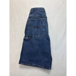 Wrangler Denim Carpenter Jean Shorts Adjustable‎ Waist Size 18 Regular